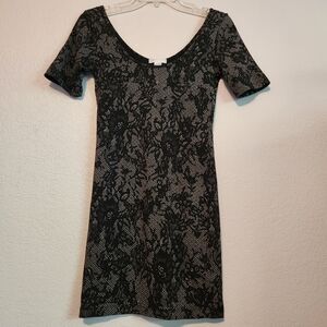 Forever 21 black mini dress EUC